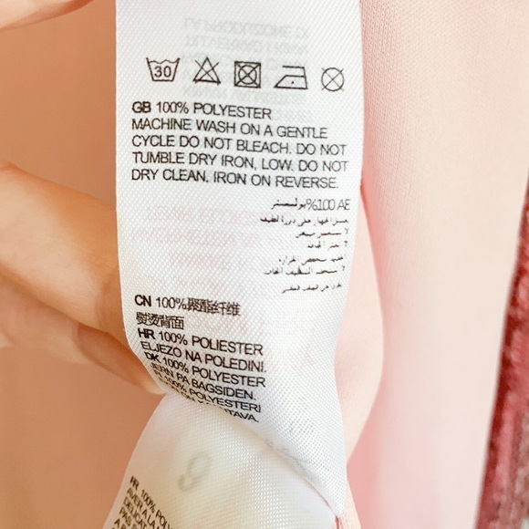 Club L London Pink Sequin long sleeve mini Wrap Dress - Picture 13 of 13